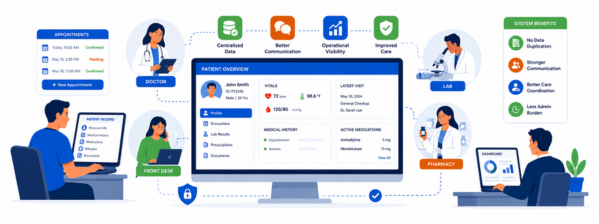 Centralized Patient Data and Operational Visibility