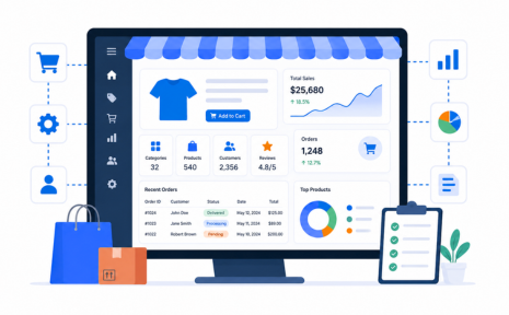 E-commerce custom cms