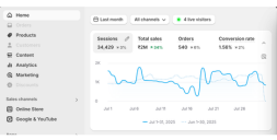 Shopify Sales