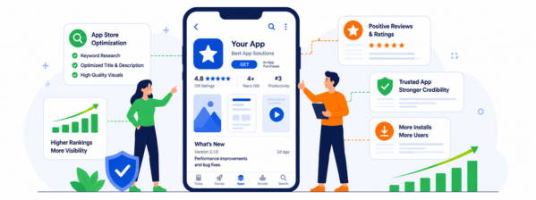 Strong App Store Visibility & Trust